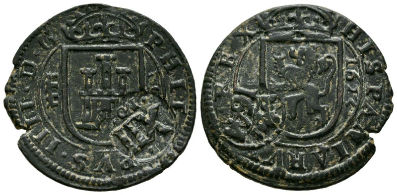 FELIPE IV (1621-1665). 8 Maravedís. (Ae. 5,63g/27mm). 1623. Segovia. (Cal-2019-3...