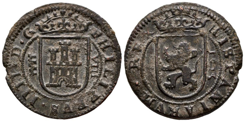 FELIPE IV (1621-1665). 8 Maravedís (Ae. 6,44g/27mm). 1625. Segovia. (Cal-2019-39...