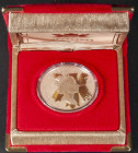 CANADÁ. 15 Dollars (Ar. 34,00g/40mm). 1998. Zodiaco Chino. Año del Tigre. (Km#304). PROOF. Incluye caja, estuche original y certificado de autenticida...