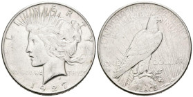ESTADOS UNIDOS. 1 Dollar (Ar. 26,76g/38mm). 1927. San Francisco S. (Km#150). MBC+.