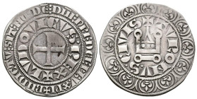 FRANCIA. Gros Tournois (Ar. 3,67g/25mm). S/D. Louis IX (1226–1270). (Duplessy 190E). MBC+