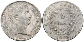 FRANCIA. 5 Francos (Ar. 25,13g/37mm). 1809. Napoléon I. París A. (Km#694.1). EBC-.