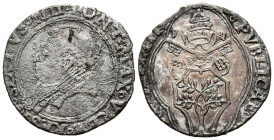 ITALIA, Sisto VI. Grosso. (Ar. 2,83g/24mm). Roma. (MIR 454). MBC-/MBC. Raro ejemplar.