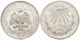 MÉXICO. 1 Peso (Ar. 16,60g/34mm). 1926. (Km#455). EBC+.