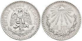 MÉXICO. 1 Peso (Ar. 16,59g/34mm). 1927. (Km#455). EBC-.