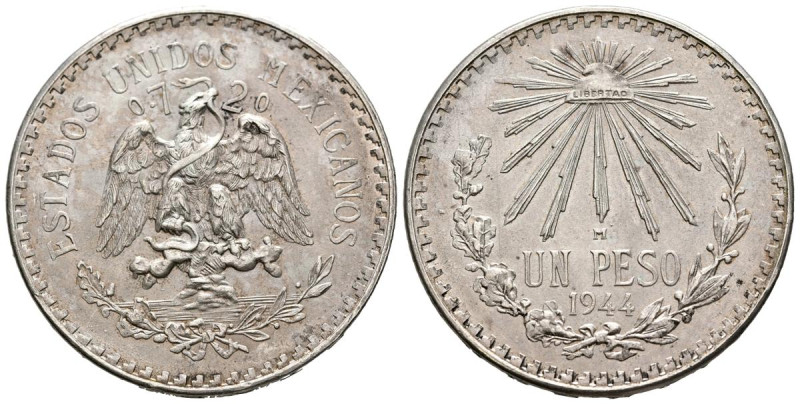 MÉXICO. 1 Peso (Ar. 16,53g/34mm). 1944. (Km#455). EBC+.