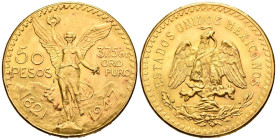 MEXICO. 50 Pesos. (Au. 41,64g/37mm). 1947. (Km#481). EBC.