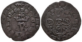 PORTUGAL, Joao I (1415-1433). Real. (Ae. 2,32g/25mm). Lisboa. (Gomes no cita). MBC-.