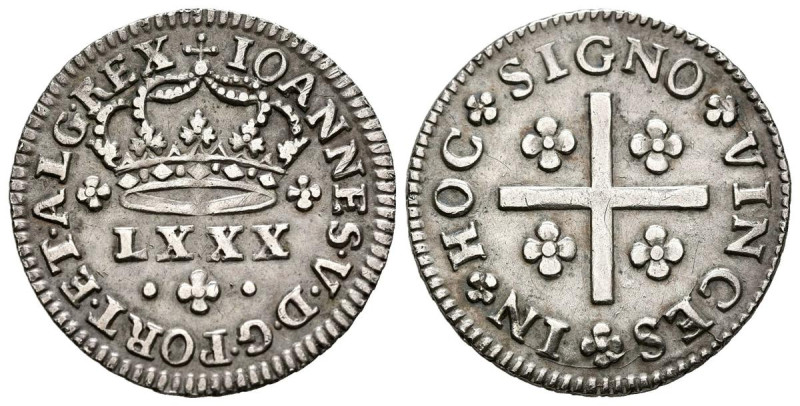 PORTUGAL. Tostao (Ar. 2,84g/22mm). S/D. Joao V (1706-1750). (Gomes 61.01). MBC+....