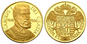 ESPAÑA. Reyes de España. Carlos I. (Au. 7,00g/24mm). Numismática Ibérica. SC.