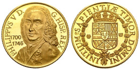 ESPAÑA. Reyes de España. Felipe V. (Au. 6,89g/24mm). Numismática Ibérica. SC.