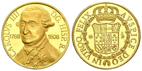 ESPAÑA. Reyes de España. Carlos IV. (Au. 7,11g/24mm). Numismática Ibérica. SC.