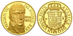 ESPAÑA. Reyes de España. Fernando VII. (Au. 6,87g/24mm). Numismática Ibérica. SC.