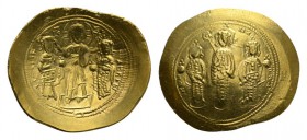Byzantinisch/byzantin Romanus IV Diogenes (AD 1068-1071), with Eudocia, Michael VII, Constantius and Andronicus. AV histamenon nomisma (4.39 gm). Cons...