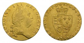 England George III., 1760-1820 Guinea 1791. Friedb. 356, Seaby 3729, Schlumb. 35 Gold s ehr schön bis vorzüglich