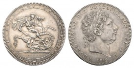 England George III., 1760-1820 Crown 1819, Jahr 59. Dav. 103, S. 3787 selten in dieser Qualität unzirkuliert