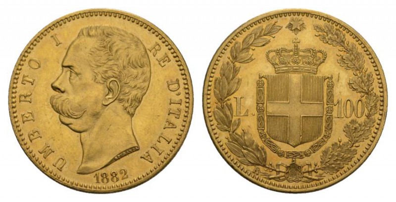 Italien / Italy Italien Königreich Umberto I., 1878-1900 100 Lire 1882 R, Rom. F...