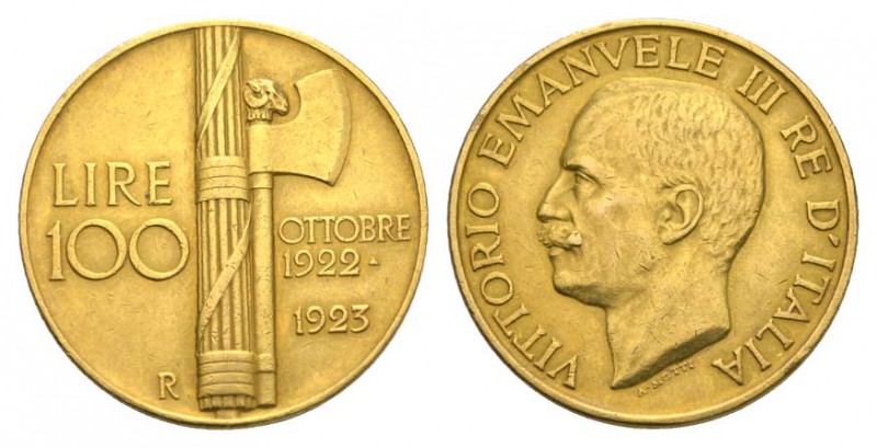 Italien / Italy Königreich Italien Victor Emanuel III., 1900-1946. 100 Lire 1923...
