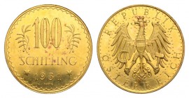 Österreich / Austria / Autriche Gold der Habsburger Erblande und Österreichs Österreich 1. Republik 1918-1938. 100 Schilling 1931 23,52 g, 900/1000 bi...