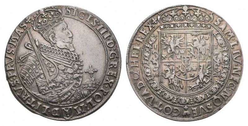 Polen Sigismund III. 1587-1632 Taler 1628, Bromberg. 28.52 g. Gumowski 1216. Kop...
