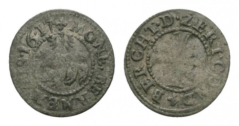 Schweiz / Switzerland /Suisse Bern Kreuzer 1617, Bern. Variante mit Ankerkreuz. ...