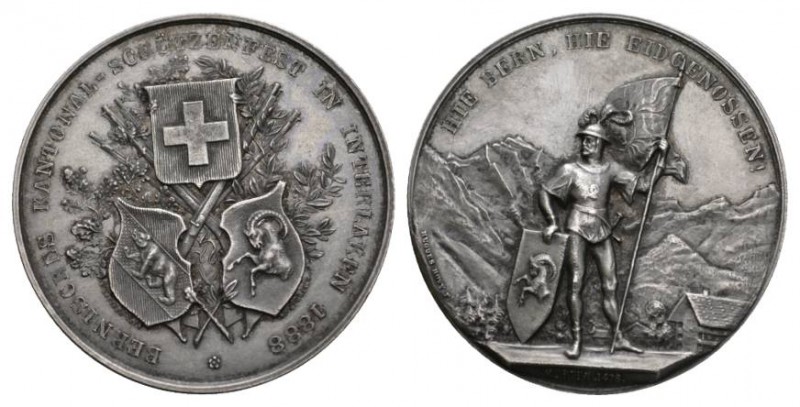 Schweiz / Switzerland /Suisse Schweiz, Eidgenossenschaft. Bern, Interlaken.1888 ...