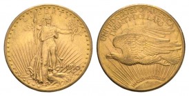 USA Saint Gaudens 20 DOLLARS (1907-1933) 20 Dollars 1910 D, Denver . Fr. 185, KM 131. AU 33.45 g. vorzüglich