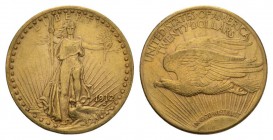USA SAINT GAUDENS TWENTY DOLLARS (1907-1933) 20 Dollars 1912, Philadelphia. With motto. Fr. 185. 33.30 g. Gold. sehr schön bis vorzüglich