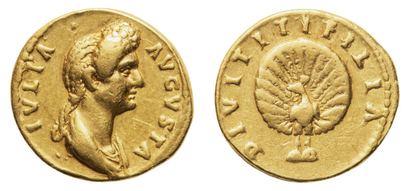 Julia Titi, daughter of Titus (died 90/1 AD) - Aureus 88-89 AD (?), struck under...