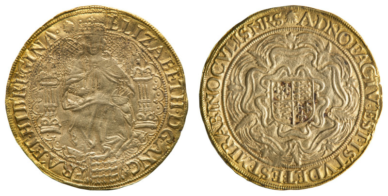 Elizabeth I (1558-1603) - Gold Fine Sovereign (30 Shillings) 6th Issue (1584-158...