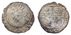 Charles I (1625-1649) - Shilling - Mint: Tower Mint - Obverse: Crowned bust left - Reverse: Oval garnished shield - gr. 5,91 - Good very fine - In lot...