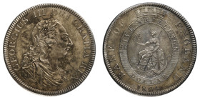 George III (1760-1820) - Bank of England, Proof Dollar of 5 Shillings 1804 NGC MS 62 - Mint: Soho Mint - Obverse: Laureate bust right - Reverse: Small...