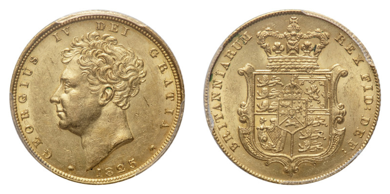 George IV (1820-1830) - Gold Sovereign 1825 PCGS MS 61 - Mint: London - Obverse:...