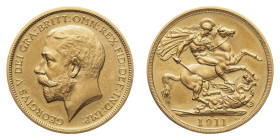 George V (1910-1936) - Gold Proof 2 Pounds 1911 NGC PF 64 ULTRA CAMEO - Mint: London - Obverse: Bare head left - Reverse: St. George on horseback, rea...