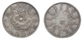 Fengtien - Kuang Ksu (1875-1908) - 7 Mace 2 Candareens (Dollar) year 24 (1898) PCGS GENUINE XF DETAILS (CLEANED) - Mint: Fengtien Arsenal - Obverse: D...