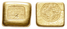 Macau – Gold 1 Tael Ingot ND (1920-50's) - gr. 37,51 - Very rare. Extremely fine