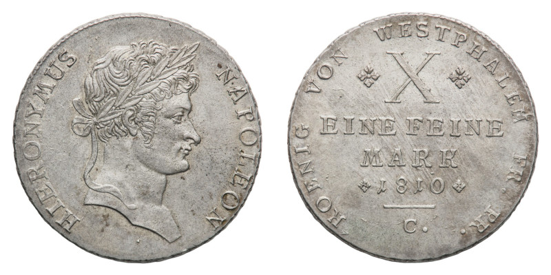 Westphalia - Jerome (Hieronymus) Napoléon (1807-1813) - Thaler 1810-C - Mint: Ca...