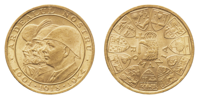 Michael I (1940-1947) - Gold 20 Lei 1944 NGC MS 64 - Mint: Bucharest - Obverse: ...