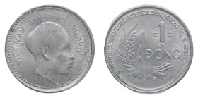 Democratic Republic (1945-1976) - Dong 1946 PCGS MS 63 - Mint: Hanoi - Obverse: Ho Chi Minh right - Reverse: Value and date - PCGS certification #3561...