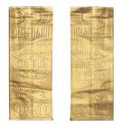Republic of Vietnam (South) - Kim-Than Refinery Co. - Gold Leaf Ingot circa 1950 - Obverse: Logos in corners, Chinese legend in central field  - 96x37...