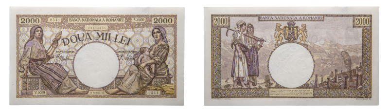 Banca Nationala - 2.000 Lei (1941) - UNC P-53