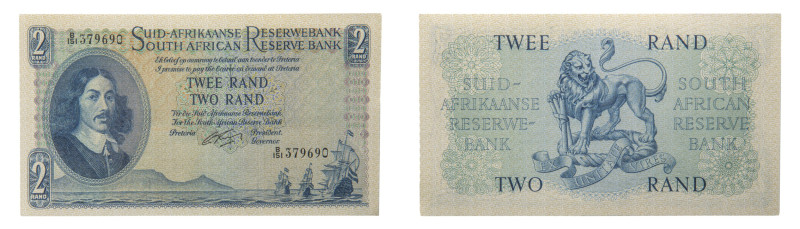 South African Reserve Bank - 2 Rand (1962-65) - Lot of 10 consecutive pieces - U...