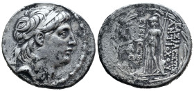 (Silver, 16.06g 32mm)

Seleucid kings of Syria

Antiochos VII (138-129)

Tetradrachm, Antioch