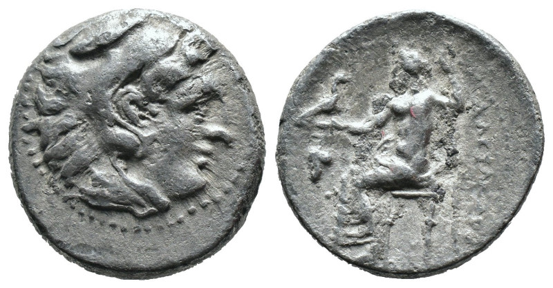 (Silver, 4.01g 17mm)

MACEDON, Kingdom of, Alexander III, (336-323 B.C.), silv...