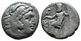 (Silver, 3.80g 16mm)

KINGS OF MACEDON.
Alexander III ‘the Great’, 336-323 BC.
Drachm