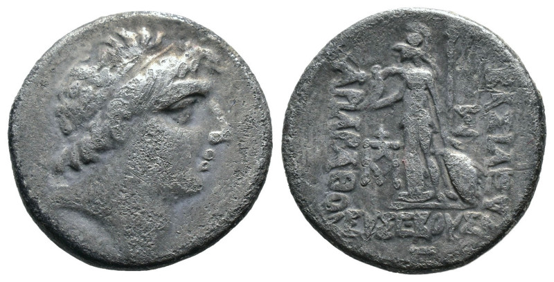 (Silver, 3.93g 18mm)

CAPPADOCIA -
CAPPADOCIAN KINGDOM
ARIARATHES IX EUSEBES...