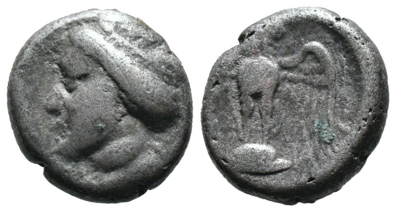 (Silver, 3.91g 14mm)

PONTOS.
Amisos (as Peiraieos)
Siglos (Circa 435-370 BC...