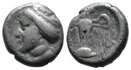 (Silver, 3.91g 14mm)

PONTOS.
Amisos (as Peiraieos)
Siglos (Circa 435-370 BC).