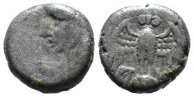 (Silver, 3.83g 14mm)

PONTOS.
Amisos (as Peiraieos)
Siglos (Circa 435-370 BC).