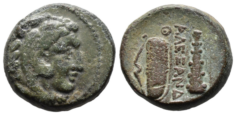 (Bronze, 7.53g 18mm)

KINGS OF MACEDON
Alexander III 'the Great' (Circa 336-3...